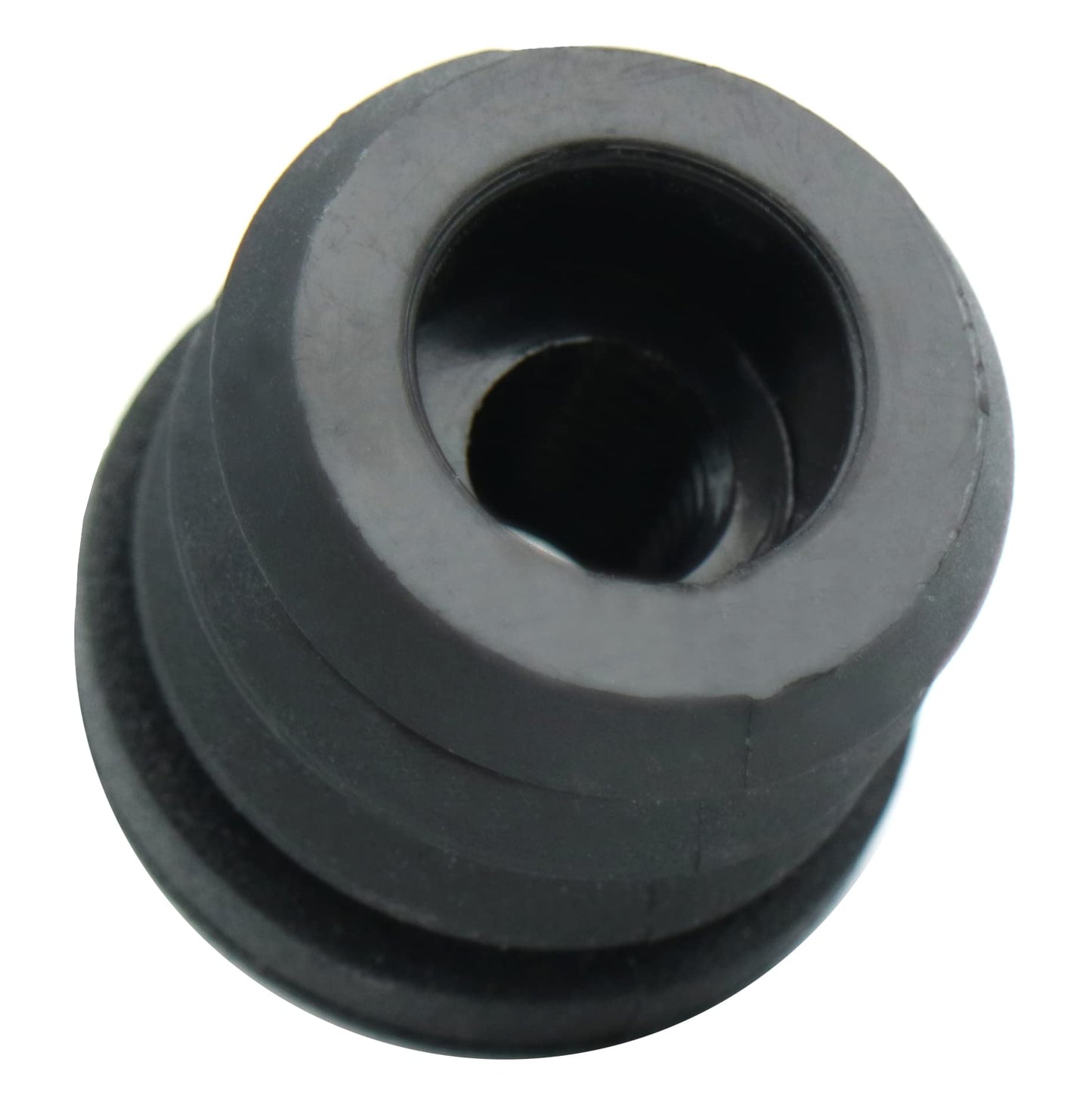 Design61 8x Gewindestopfen Justierstopfen für Rundrohr mit gespritztem Kunststoffgewinde Ø22 mm 1,5-2 mm mit M8 Innengewinde