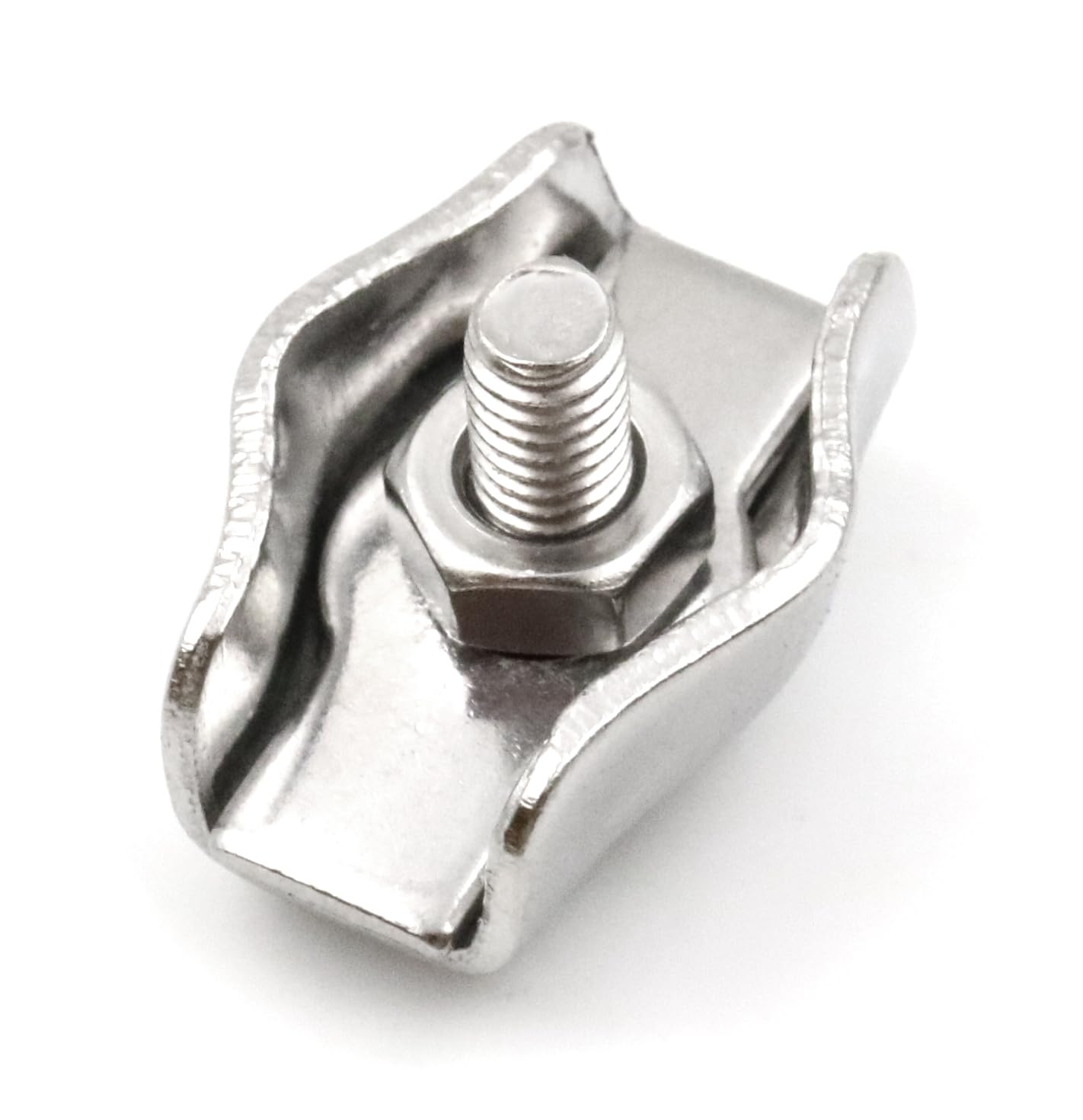 Design61 10x Simplex Seilklemmen 3mm Drahtseilklemme Edelstahl Rostfrei Drahtseilverbinder Stahlseil klemmen
