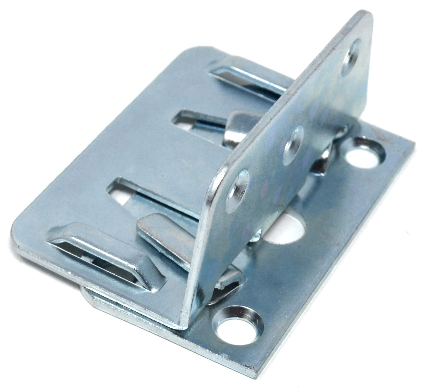 Design61 2er Komplett Set Mittelbalkenverbinder Bettbeschläge Bettverbinder Haken Bettwinkel Stahl verzinkt