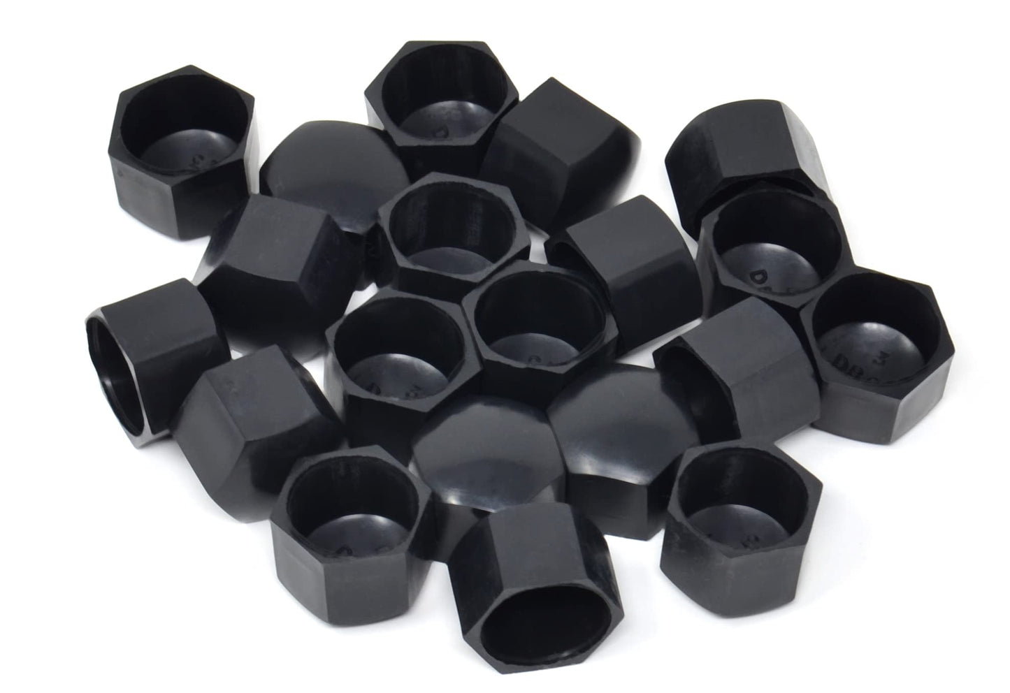 Design61 20x Sechskant Schutzkappen M8 x SW13 mm mit Innensechskant für Muttern und Schraubenköpfe