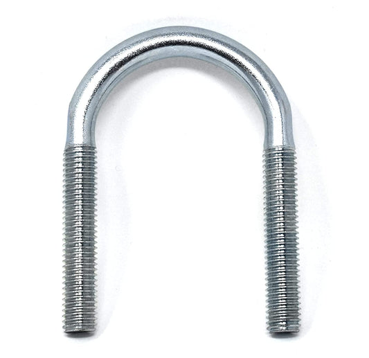 Design61 4x Bügelschraube M8 x 54 x Ø 20 mm Bügelbolzen Gewindebügel Galvanisch Verzinkt U-Bolzen