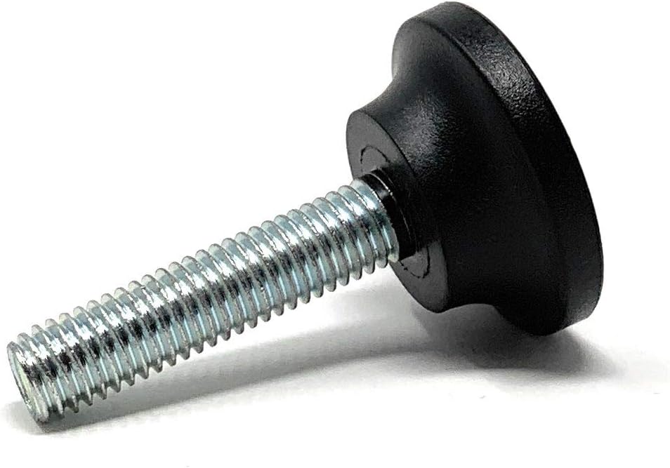 Design61 4x Verstellschraube Justierschraube Ø 30 mm mit verzinkter Stellschraube M8x35 mm