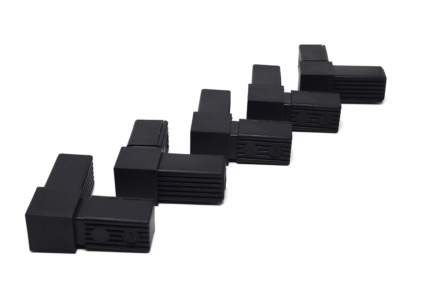 Design61 5x connecteurs (angle droit) 90° pour tubes carrés connecteur de tuyau 30 x 30 x 2 mm