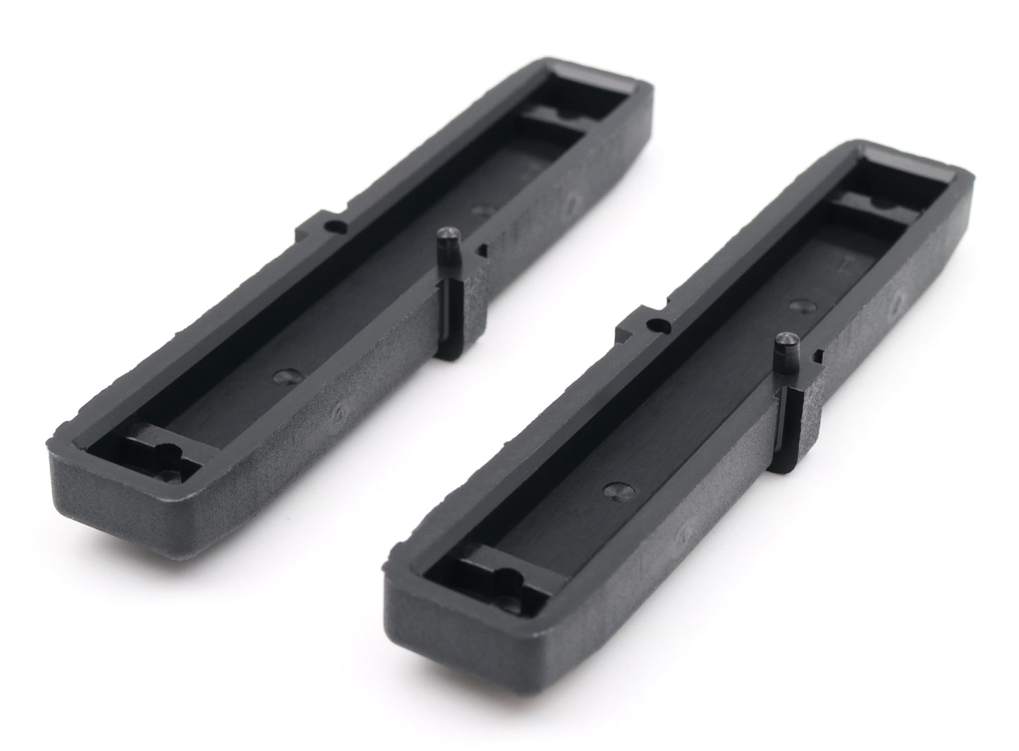 Design61 2er Set 2-Wege Steckverbinder Rohrverbinder für Vierkantrohre 20 x 20 x 1,5 mm