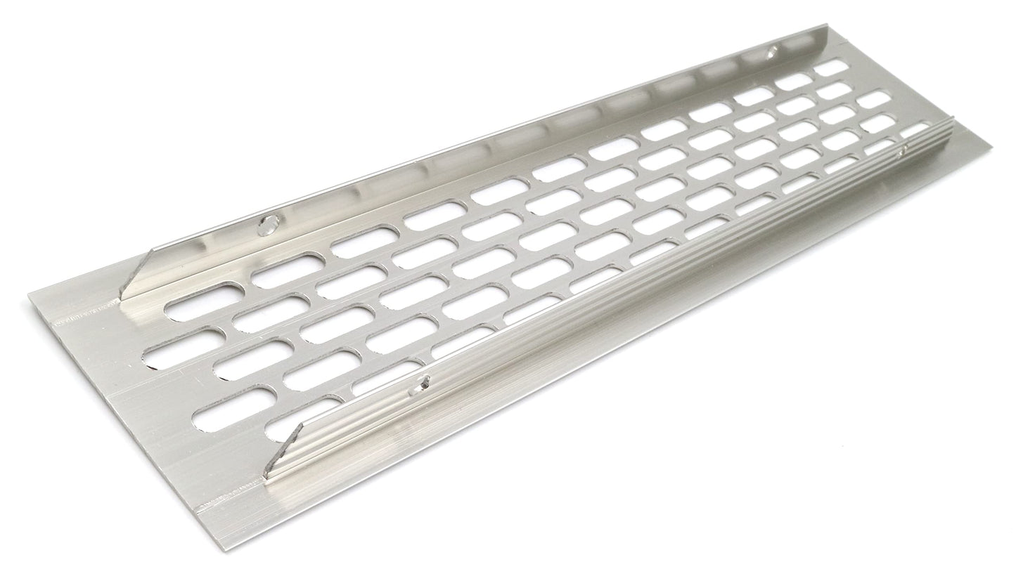 Design61 stainless steel ventilation grille L 245 x H 60 mm exhaust air grille