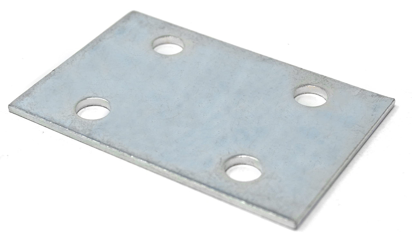 Design61 4-hole plate flat connector fixing plate screwing plate mounting plate 60 x 40 mm