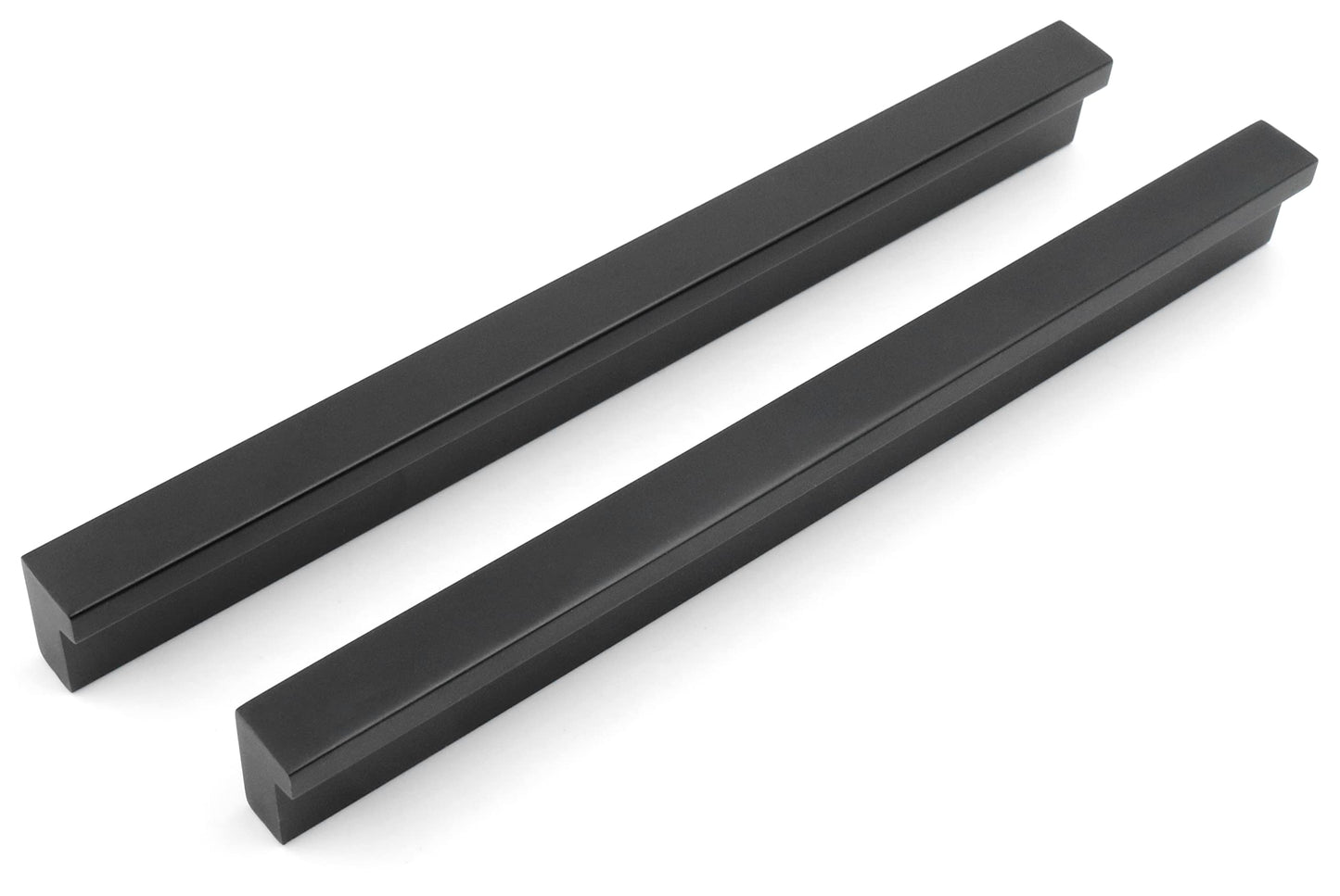 Design61 2x furniture handles 128mm handles for kitchen cabinets cupboard handles drawer handles in black