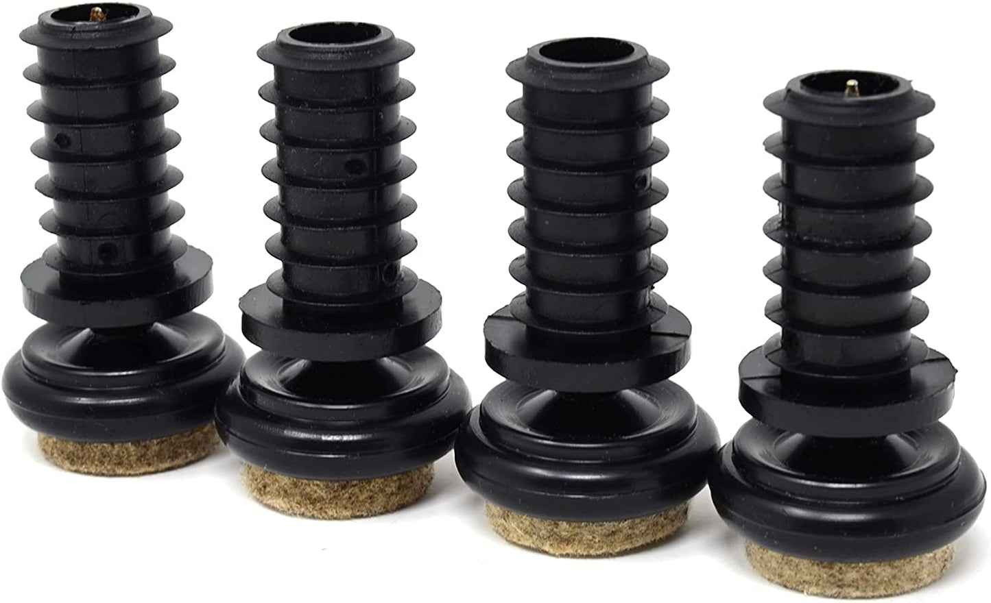 Design61 4X Filzgleiter Gelenkgleiter für Rohrinnen-Ø 16,5-17,0 mm Möbelgleiter zum Einstecken