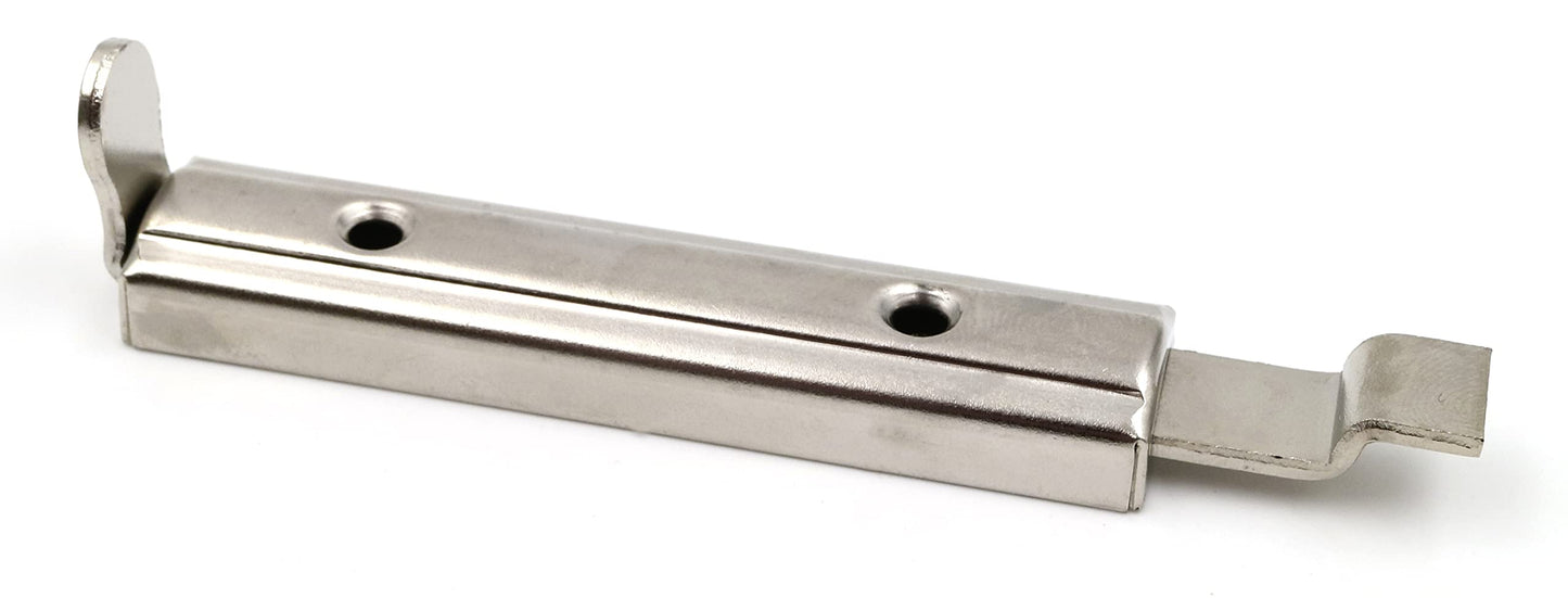 Design61 Set of 2 Cabinet Latches Furniture Latches with Sliding Lock Cabinet Latches for Pet Gates Bathroom Furniture 7cm