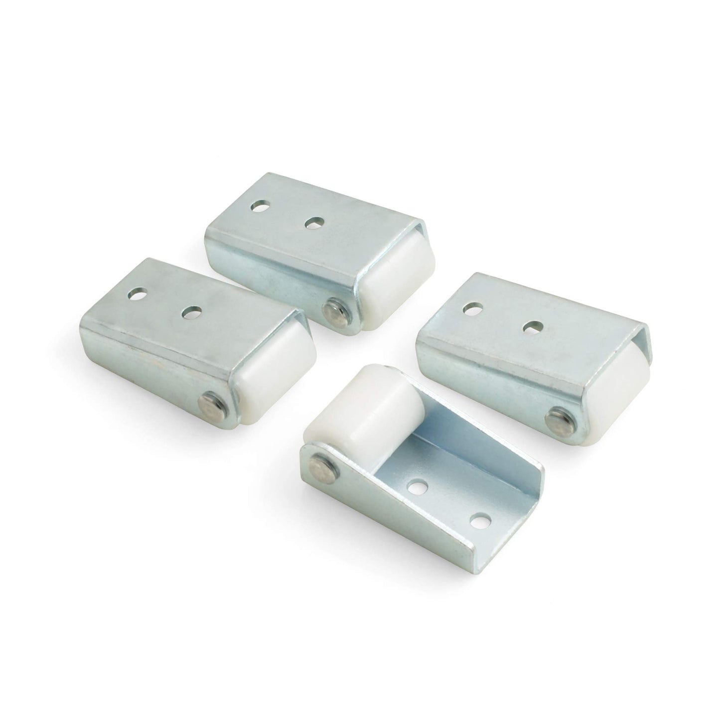 Design61 4x box castors furniture castor with hard tread Ø 16x W 20 mm