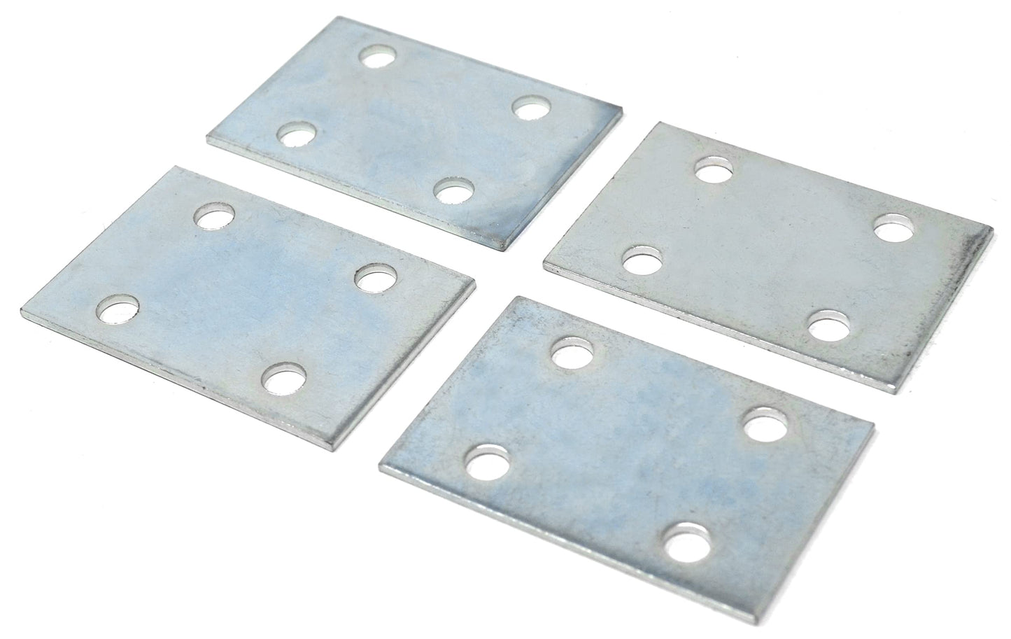 Design61 4-hole plate flat connector fixing plate screwing plate mounting plate 60 x 40 mm