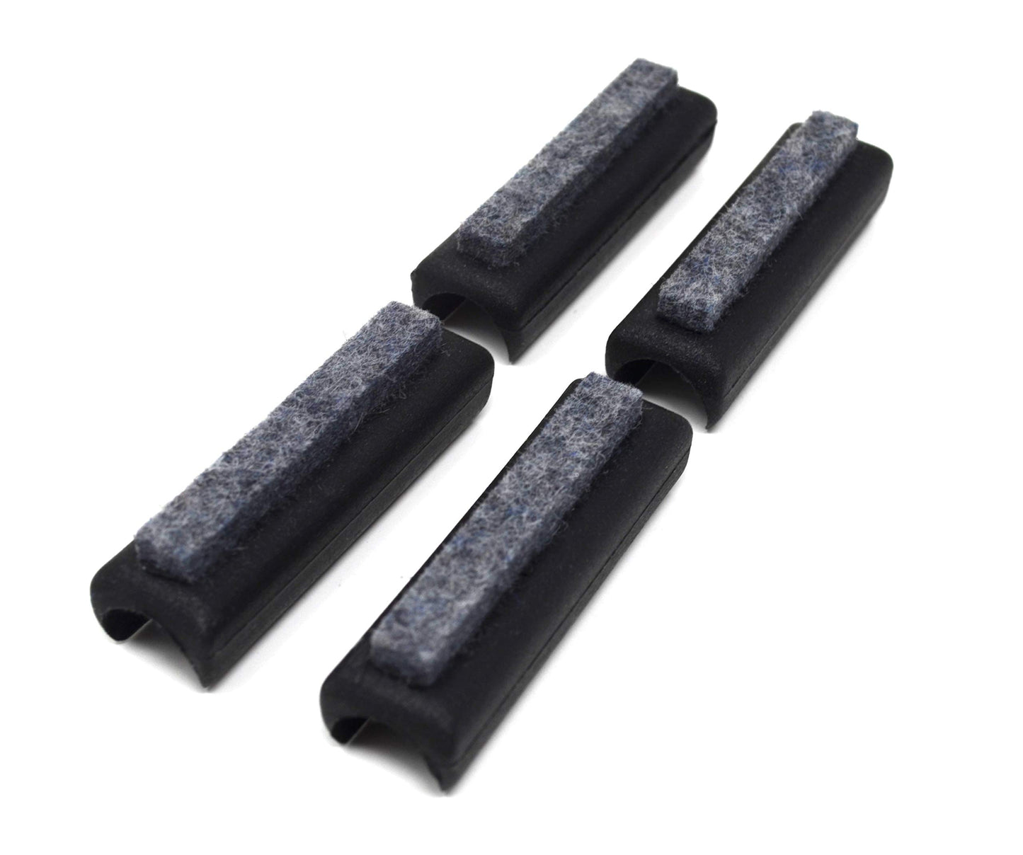 Patins en feutre Design61, lot de 4 patins pour chaises, patins de protection de sol Ø 15-16 mm, patins silencieux pour meubles, patins à coque de serrage avec surface de glissement en feutre insonorisante
