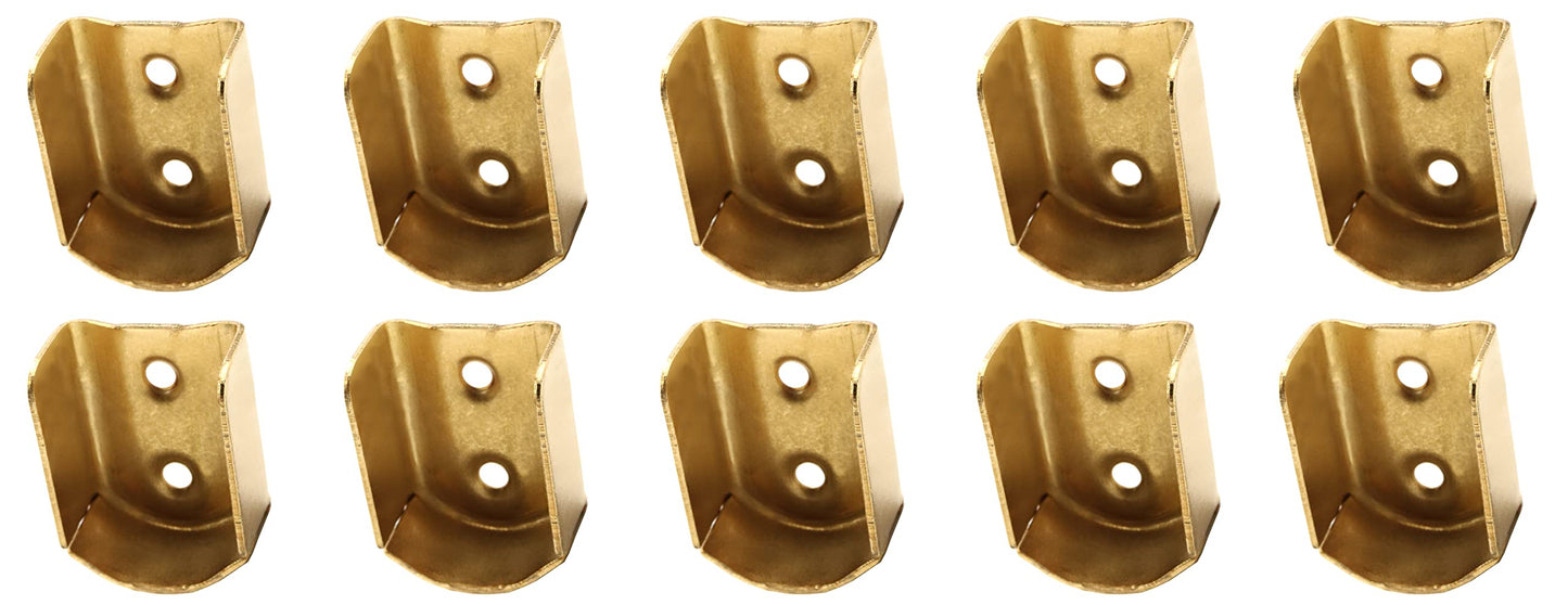 Design61 Set of 10 Wardrobe Pipe Bearings Wardrobe Rod Holder Clothes Rail Holder Wardrobe Rod Bracket 18mm