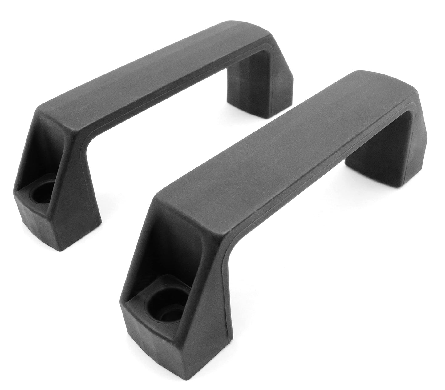 Design61 Bow Handle Set of 2 Handles Furniture Handle Made of Plastic 136 mm in Black