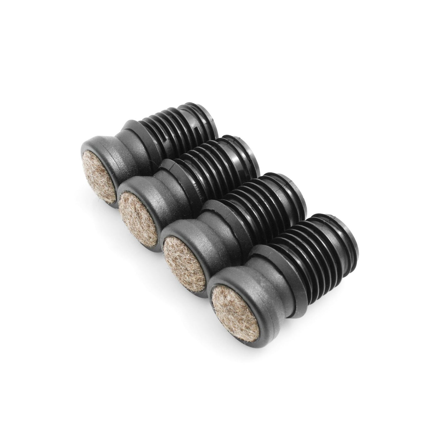 Design61 chair gliders set of 4 for tube inner diameter 24-25 mm felt furniture gliders joint gliders felt gliders floor protection floor protectors for plugging in