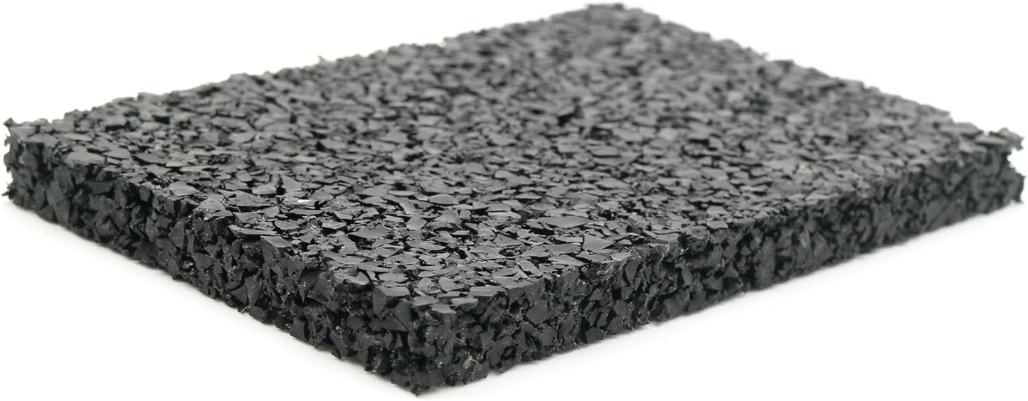 Design61 24 Stück Bautenschutzmatte Terrassenpads Unterlegpads aus Recyceltem EPDM Granulat für Terrassenfliesen Terrassendielen Stelzlager Balkon rutschfest Wetterbeständig 90 x 60 x 8 mm