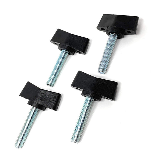 Design61 4x wing screw plastic with threaded bolt steel M5 x 29 mm