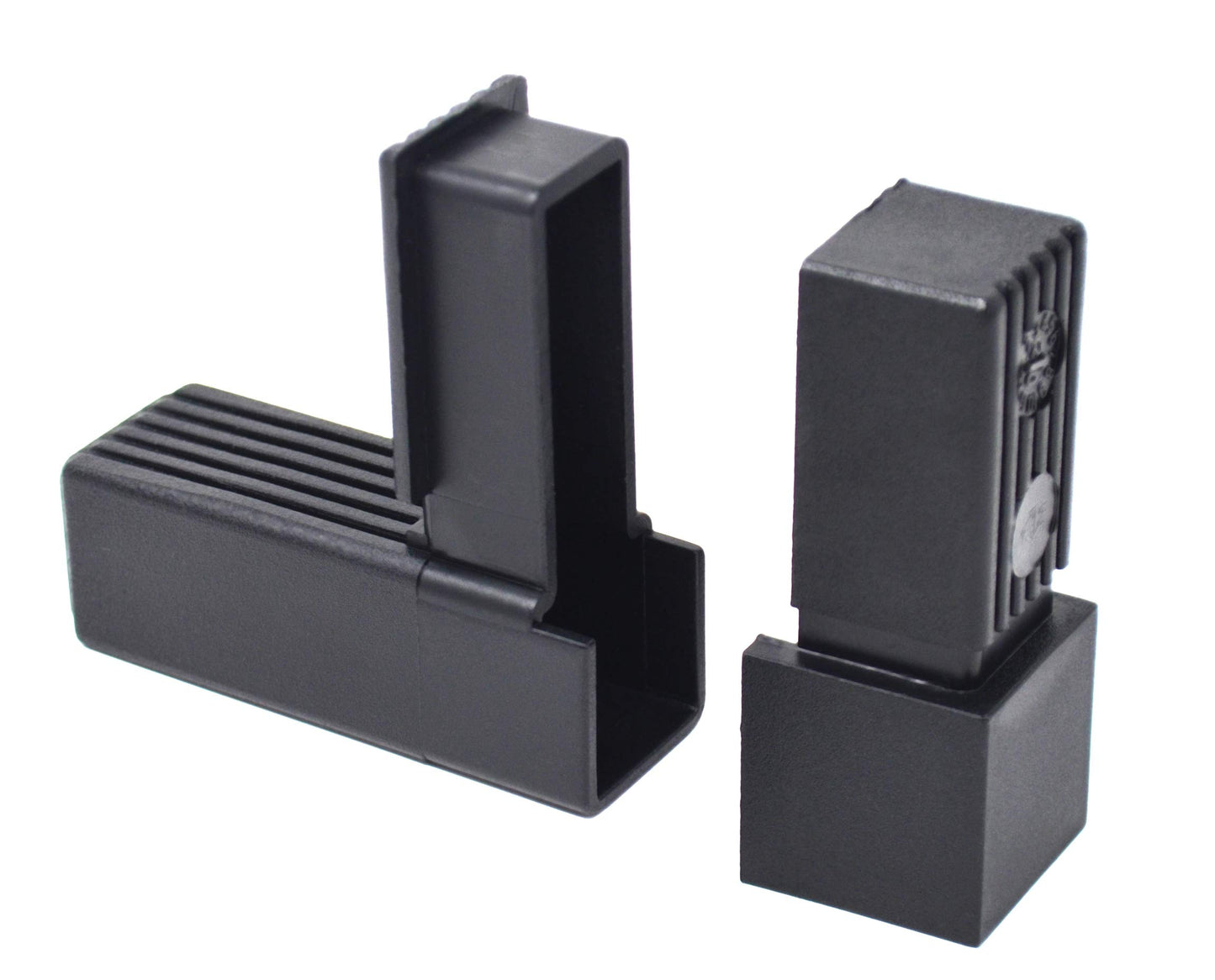 Design61 5x connecteurs (angle droit) 90° pour tubes carrés connecteur de tuyau 30 x 30 x 2 mm