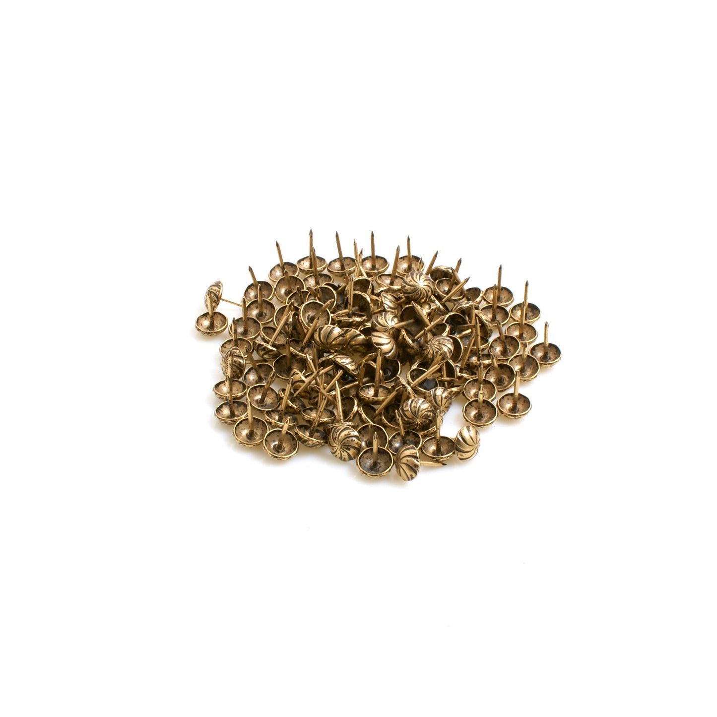 Design61 decorative nails 100 pcs. upholstery nails furniture nails 13x11 mm retro bronze renaissance varnished