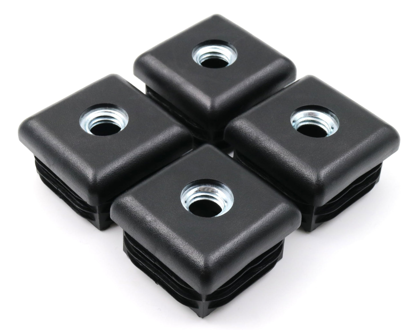 Design61 4X bouchons filetés pour tube carré 35x35 mm 1-2 mm avec filetage intérieur M10