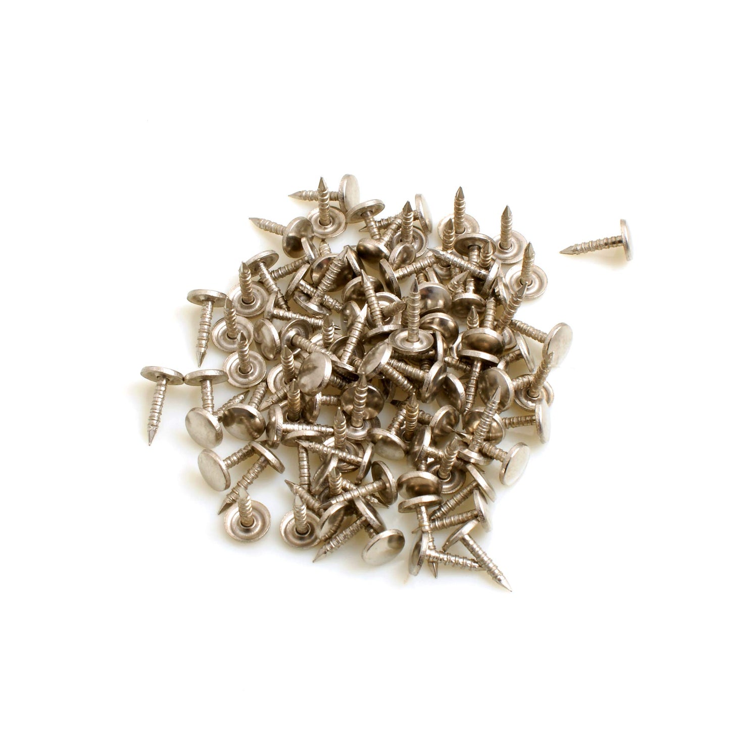 Design61 100x clous à motifs de papier peint clous avec épingle grillée fer plat nickelé