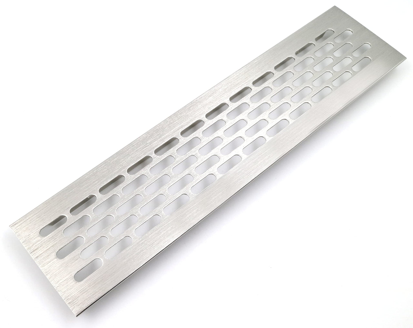 Design61 stainless steel ventilation grille L 245 x H 60 mm exhaust air grille