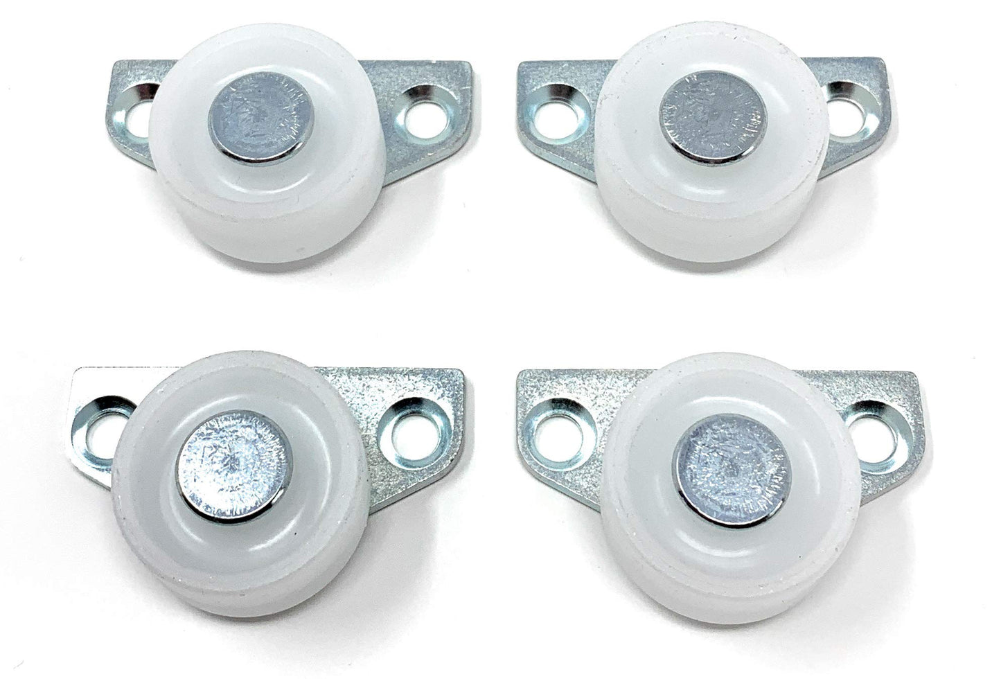 Design61 4x bed box roller side roller 30x14 mm with hard running surface plastic roller