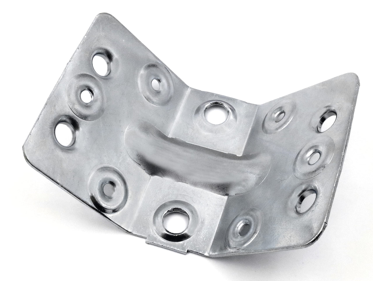 Design61 4er Set Winkelbeschlag Tischbein Tischbeschlag Stahl 100mm x 70mm