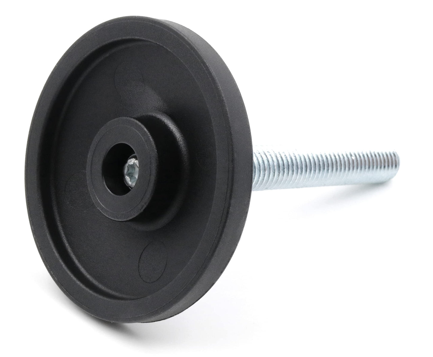 Design61 4X Verstellschraube Justierschraube Ø 58 mm mit verzinkter Stellschraube M10 x 40 mm (Fuß drehbar)