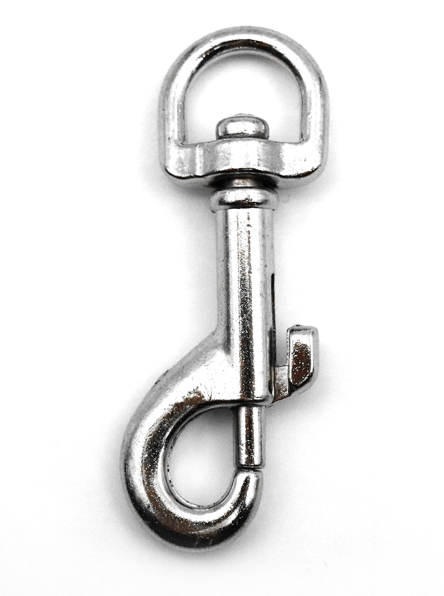 Design61 Set of 4 Snap Hooks Carabiner 360 Degree Swivel Die-Cast Nickel-Plated (75mm)