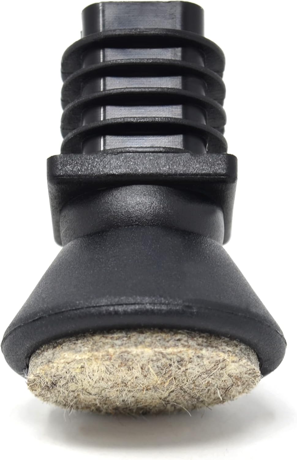 Design61 8X Stuhlgleiter für Vierkantrohre Außen 20x20 für Rohrinnen16-17 mm Filzgleiter Gelenkgleiter