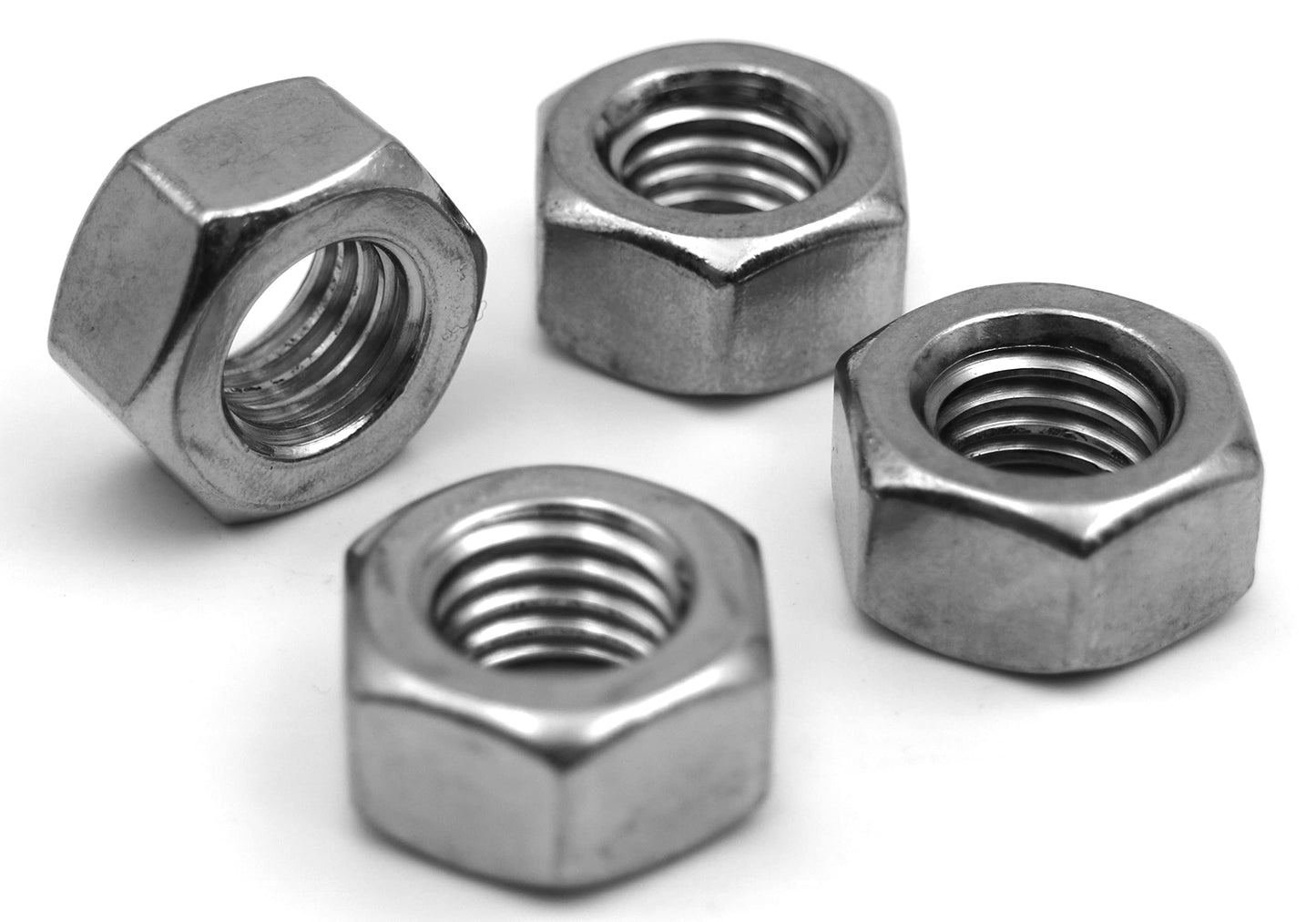 Design61 4x écrous hexagonaux en acier inoxydable M12 DIN 934 écrous en acier inoxydable standard
