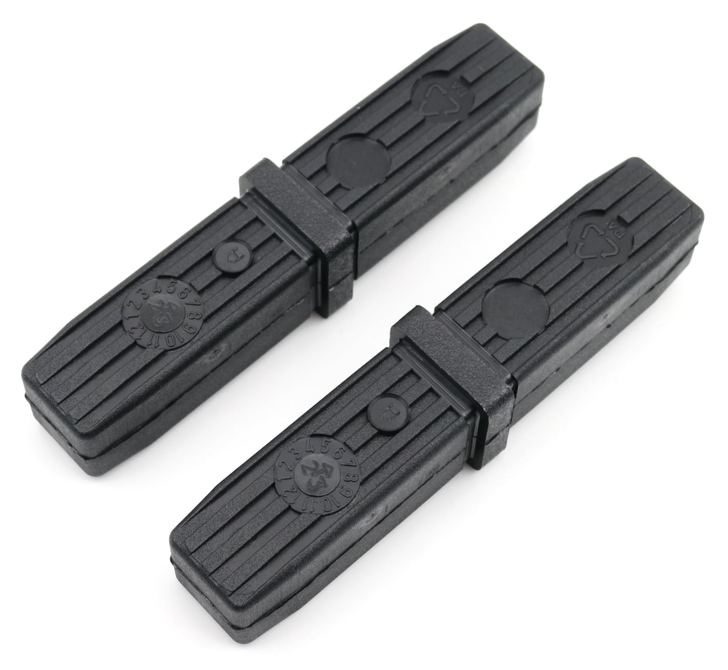 Design61 2er Set 2-Wege Steckverbinder Rohrverbinder für Vierkantrohre 20 x 20 x 1,5 mm