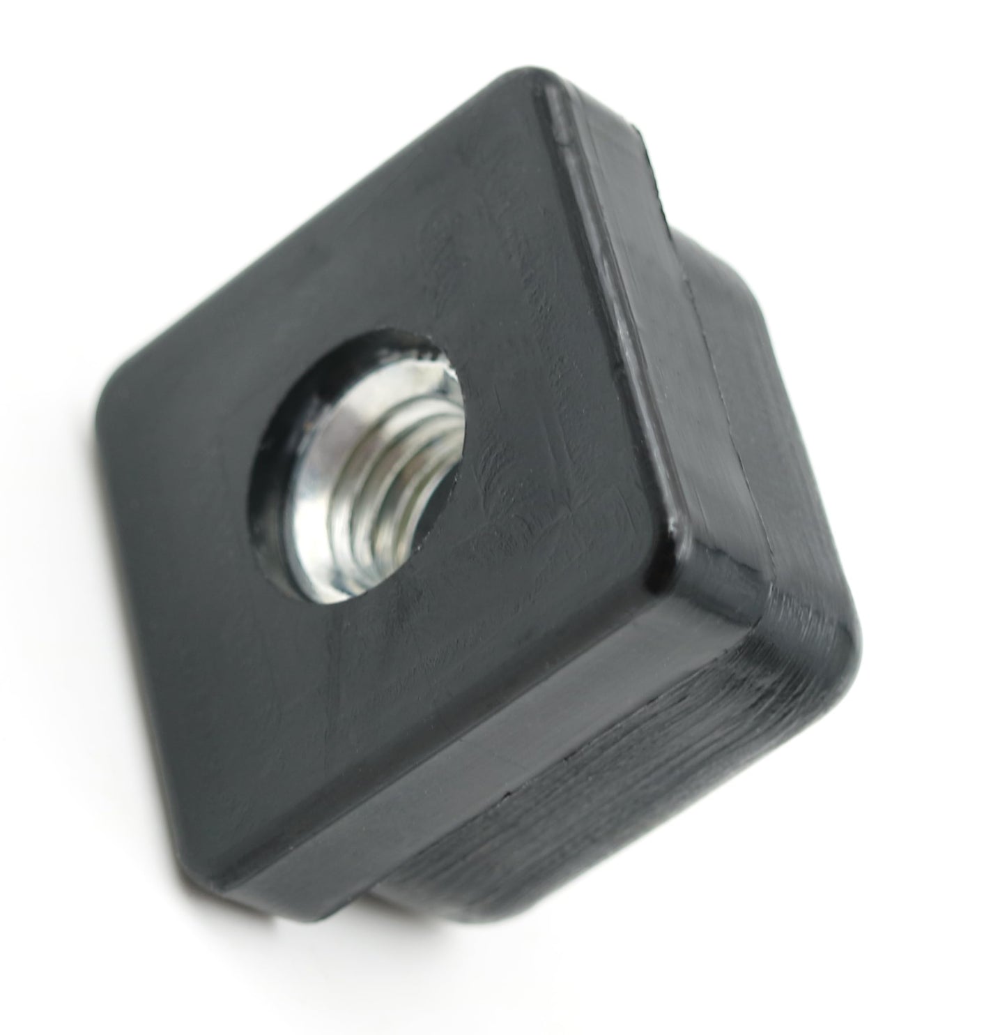 Design61 4X Gewindestopfen Vierkantrohrstopfen 25x25 mm 1,5 mm mit M10 Innengewinde