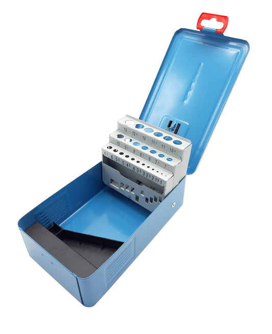 Design61 metal cassette for 25 twist drills size 1.0-13 x 0.5 mm EMPTY