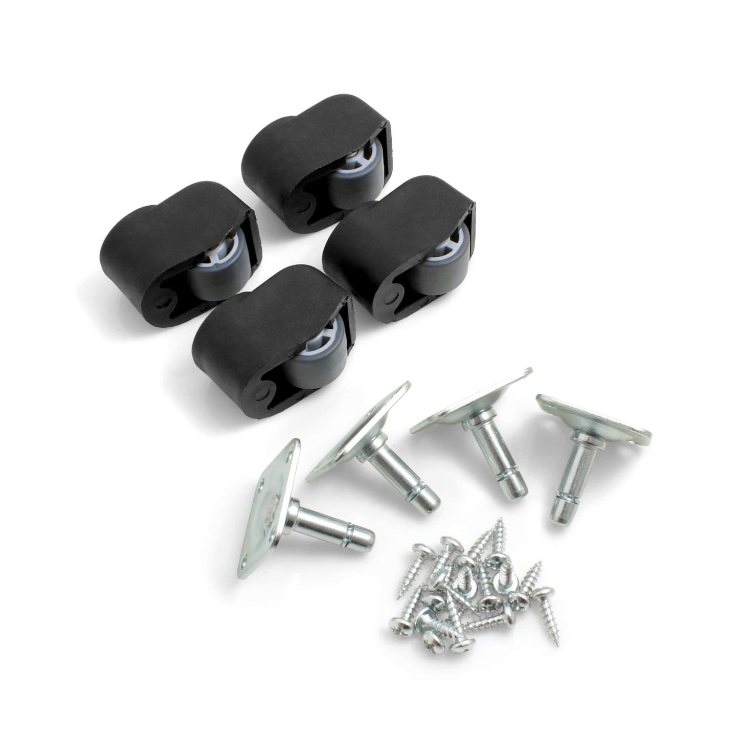 Design61 4 roller castors furniture castors furniture castors with screwing plate and screws