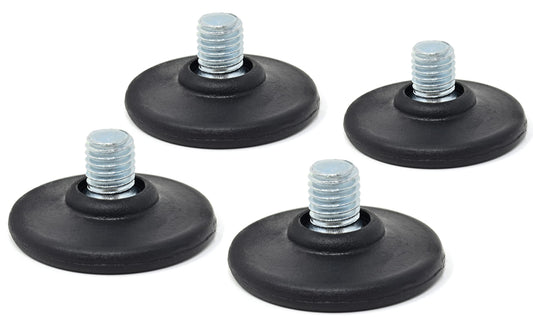 Design61 4x vis de réglage M8 x L10 mm plaque de vis de réglage galvanisée Ø 40 mm