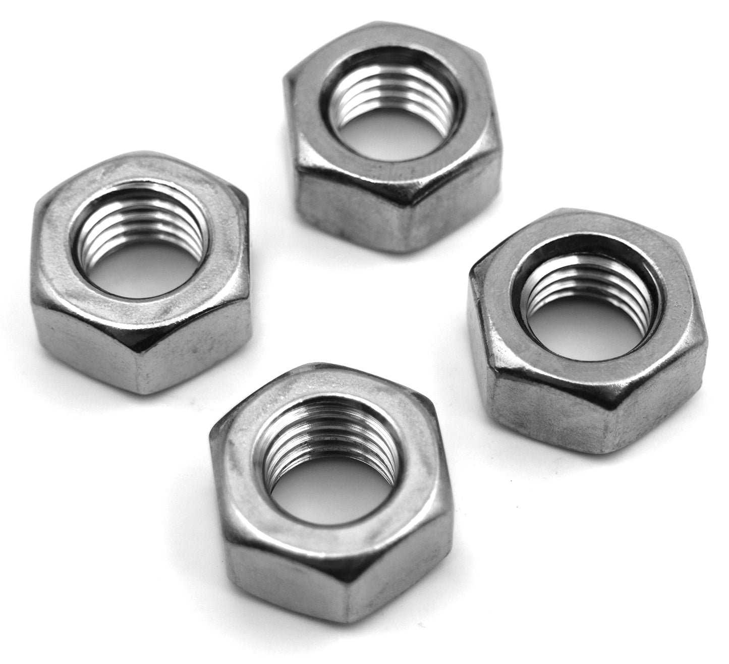 Design61 4x écrous hexagonaux en acier inoxydable M12 DIN 934 écrous en acier inoxydable standard