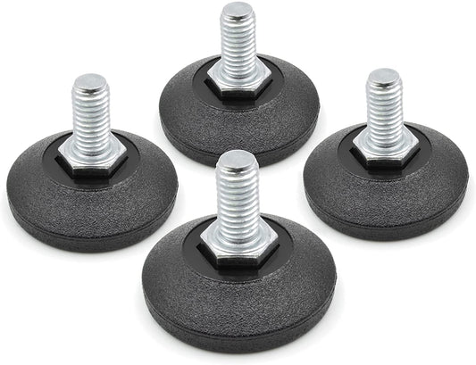 Vis de réglage Design61 4X Ø 38 mm avec vis de réglage galvanisée M8 x 16 mm (base rotative)