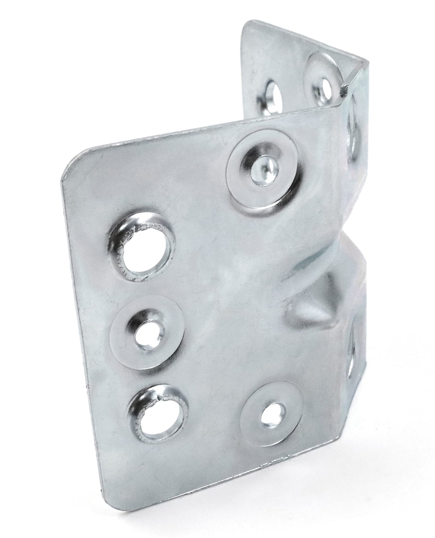 Design61 lot de 4 équerres pour pieds de table, acier 100 mm x 70 mm