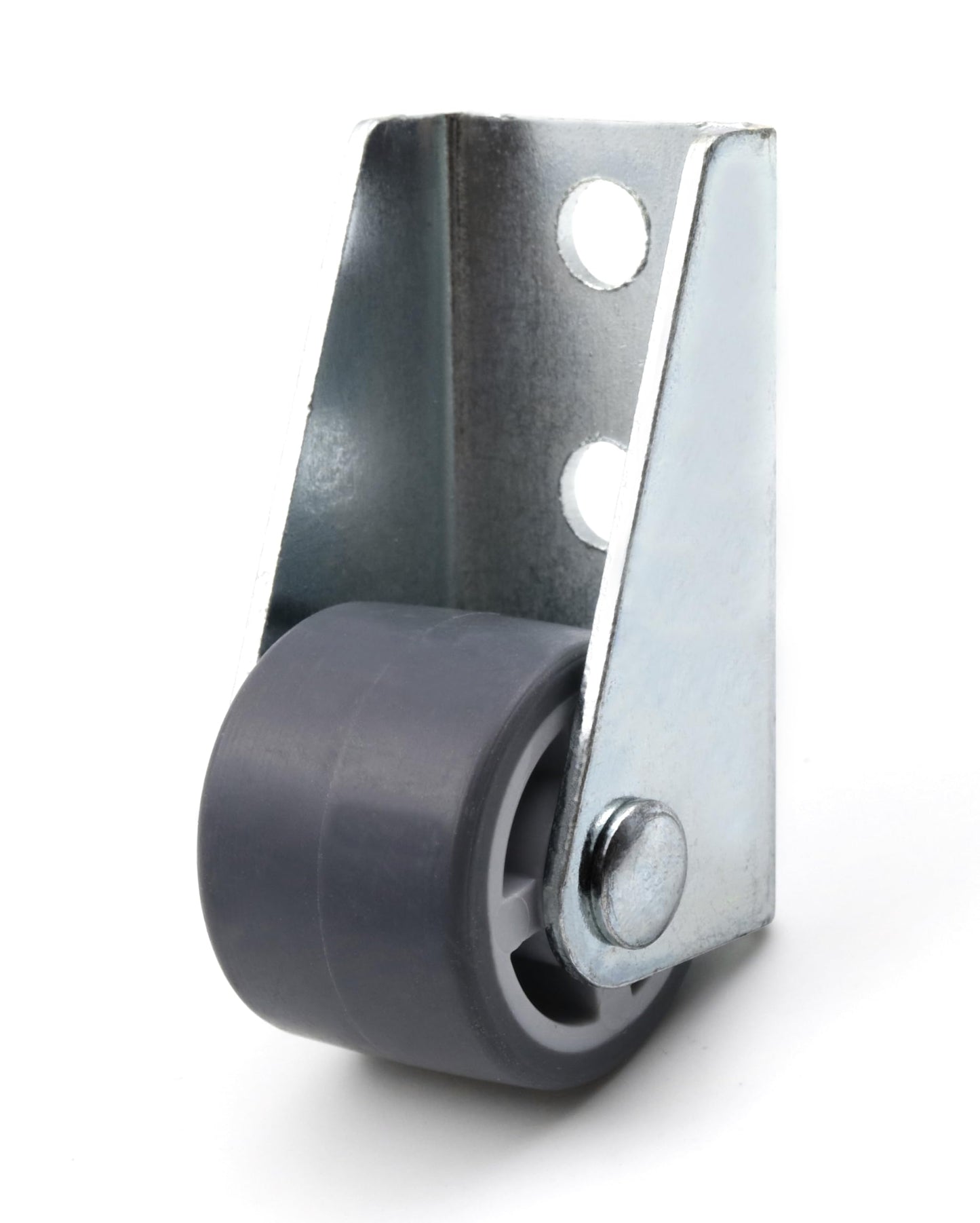 Design61 4x Kastenbockrollen Bettkastenrollen Möbelrolle mit weicher Lauffläche 45x25mm Rad Ø 25 x 19 mm
