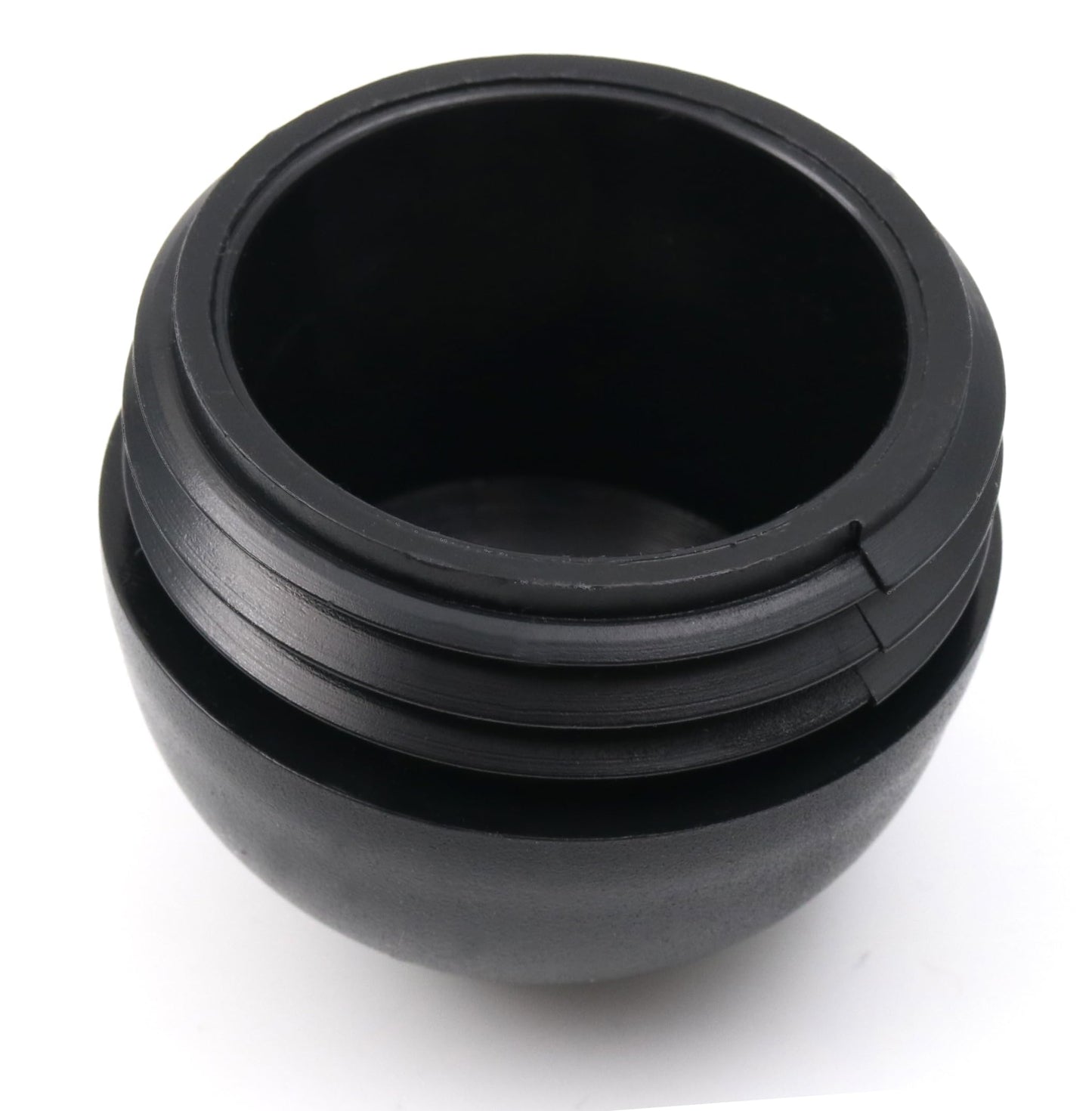 Design61 4X bouchons à lamelles pour tubes ronds à tête sphérique Ø 38-38,5 mm en noir