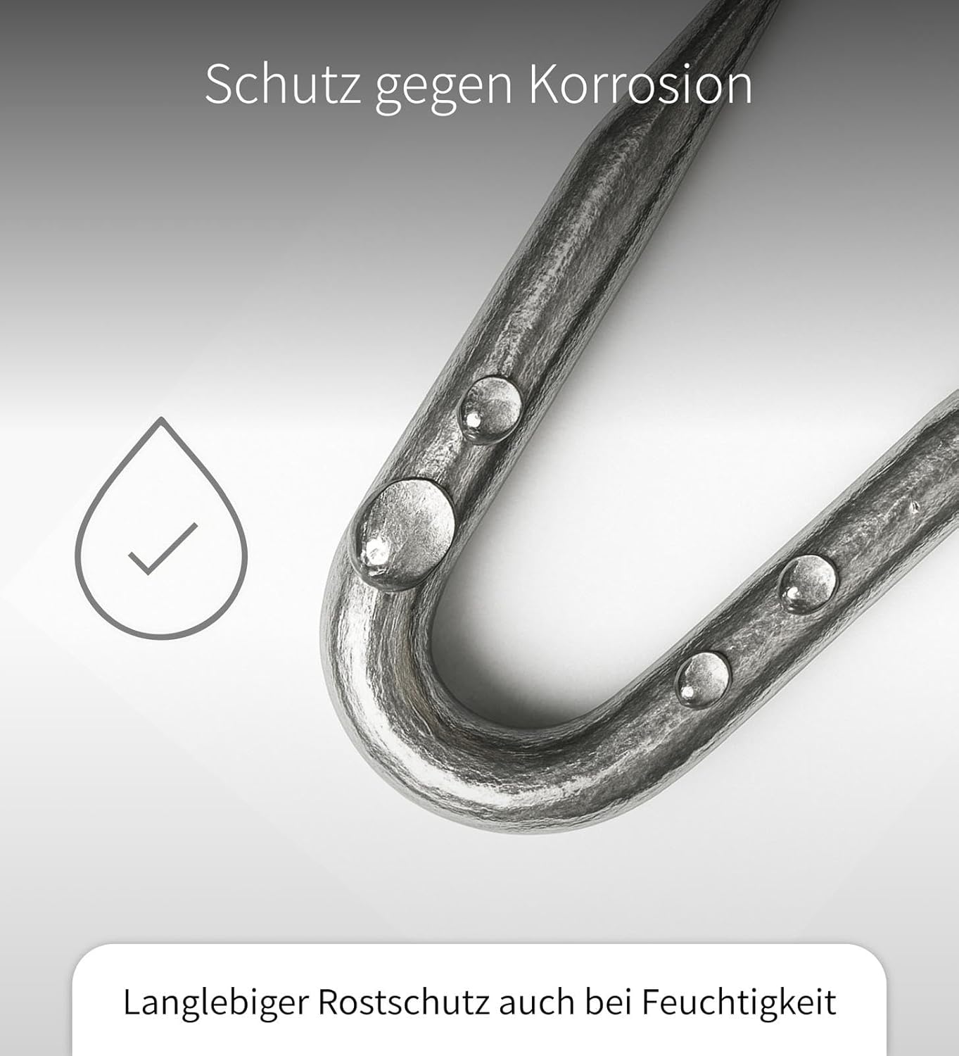 Design61 Stahlkrampen Krampen verzinkt Ø 3,0x30 mm 100 Stück U-Nägel für Zaunbau und Drahtbefestigung