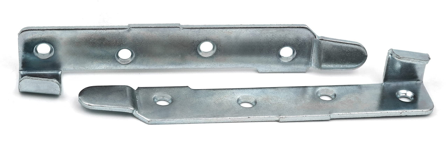 Design61 set of 4 bed fittings, bed connectors, bed fittings for slatted frames, furniture connectors complete set for screwing 145 mm