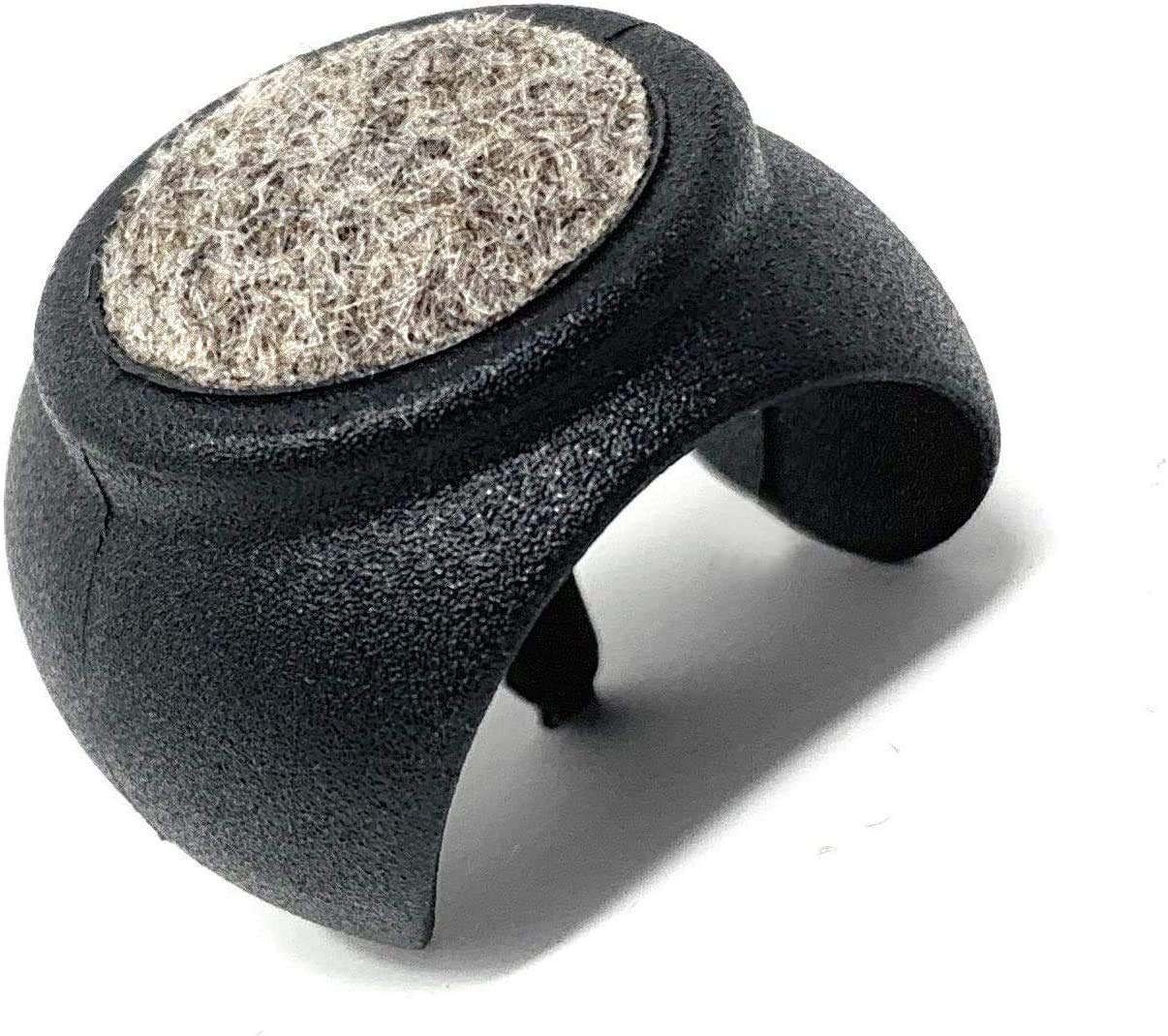 Design61 Filzgleiter 4er Set Stuhlgleiter Bodenschongleiter Ø 34-36 mm Silencer Möbelgleiter Klemmschalengleiter mit geräuschdämpfender Filzgleitfläche