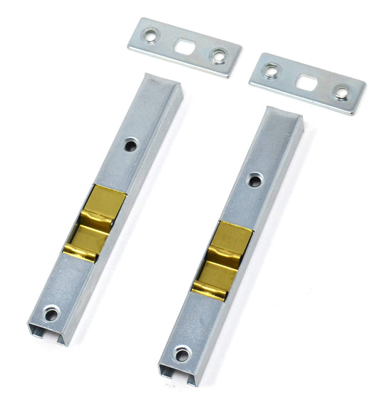 Design61 lot de 2 boulons de bord pour portes 100 mm