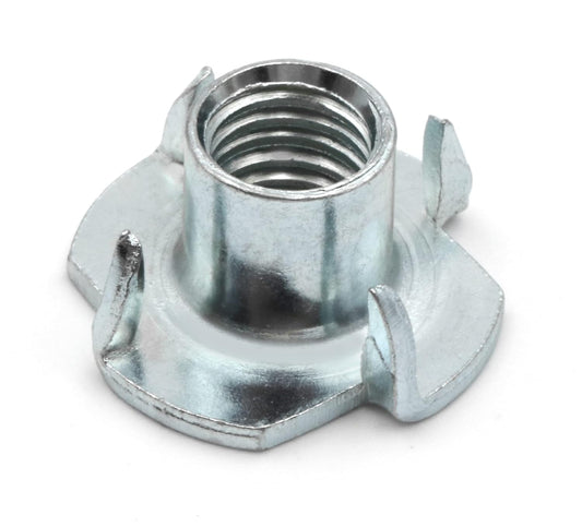 Design61 8X Einschlagmuttern M6 x 9mm mit Klauen Krallen Holz Muttern