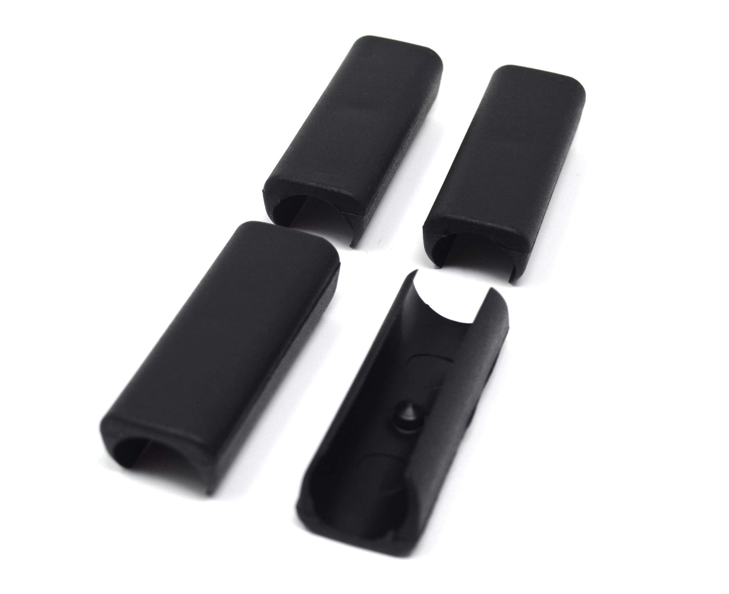 Design61 clamp shell gliders set of 4 chair gliders floor protection gliders Ø 10-11 mm with pin silencer furniture gliders