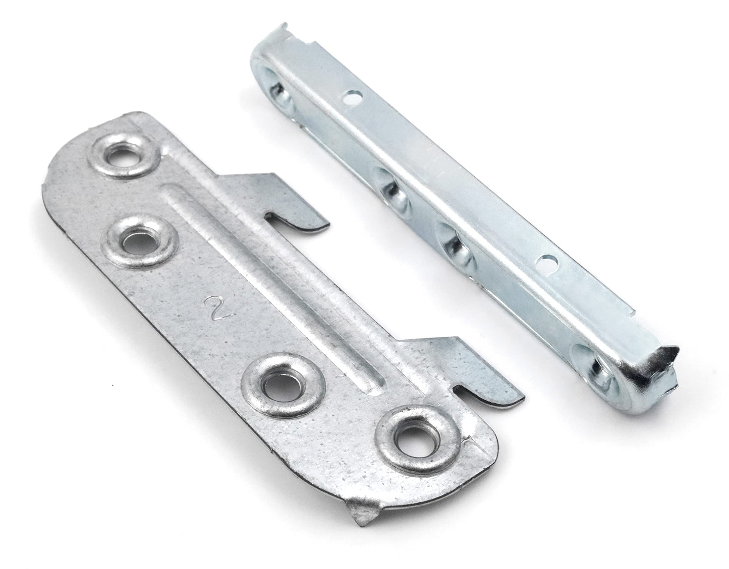 Design61 set of 4 bed fittings, bed connectors, bed fittings for slatted frames, furniture connectors complete set for screwing 100mm