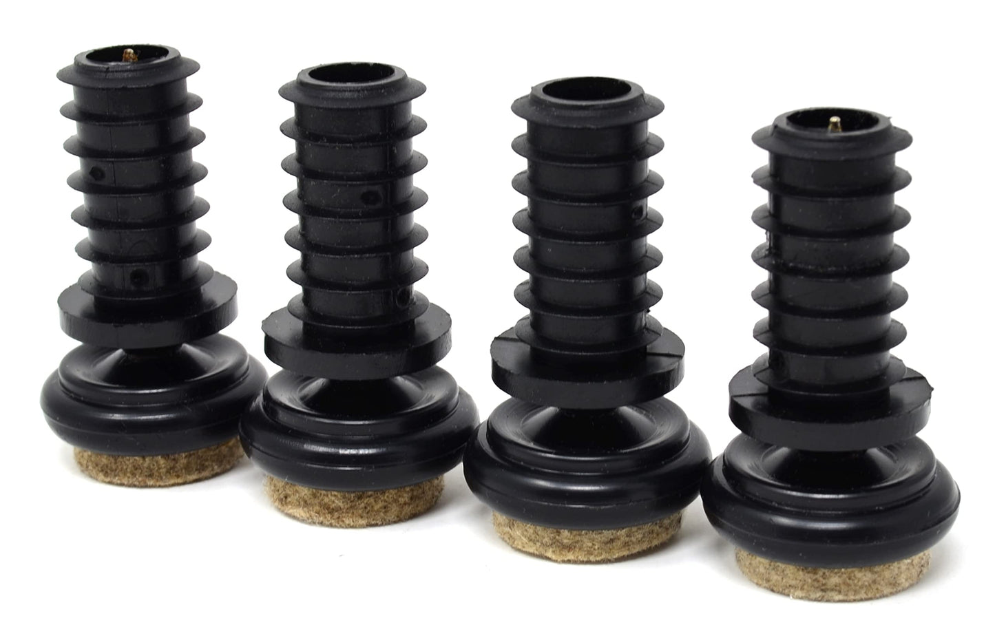 Design61 4X Filzgleiter Gelenkgleiter für Rohrinnen-Ø 14,5-15 mm Möbelgleiter zum Einstecken